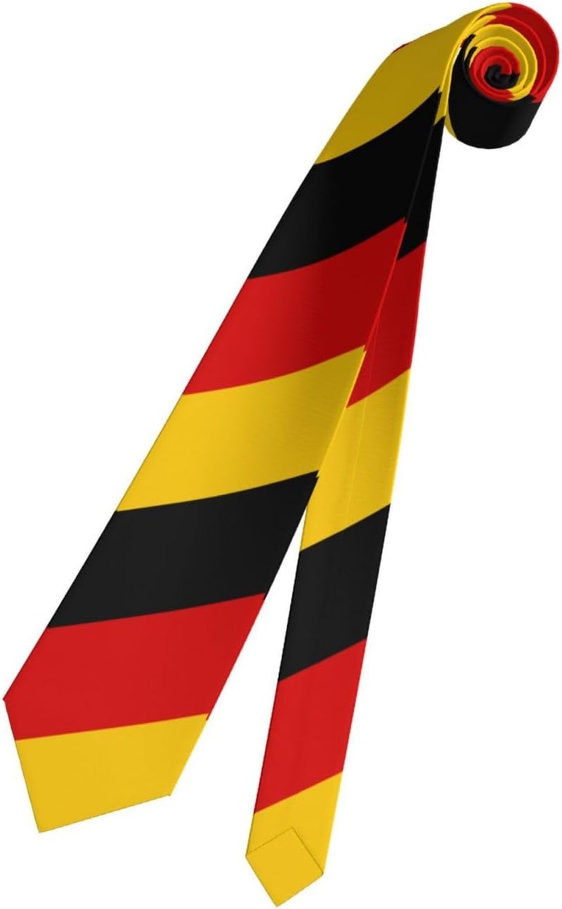 AKMCBSH National Flags Tie Comfortable Soft Novelty Necktie Unisex for Weddings Party Birthday Gift - Image 2